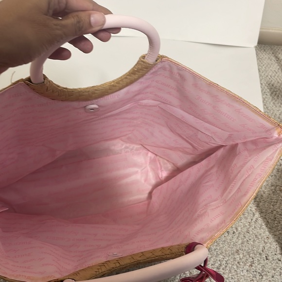 Juicy Couture straw tote - Picture 5 of 6